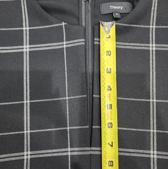 Theory Ralnaka B Burren Check Top Szs Small - Picture 5 of 9